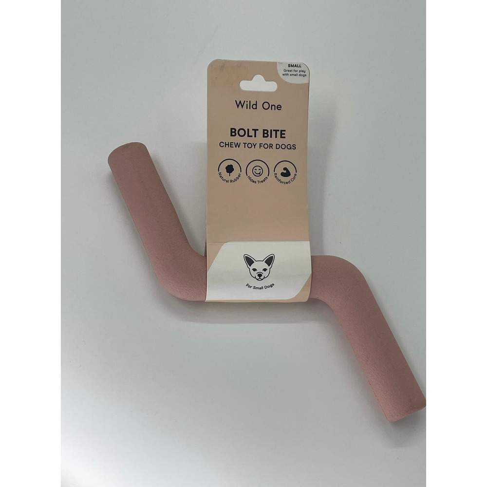 Wild ones bolt bite pink dog chew